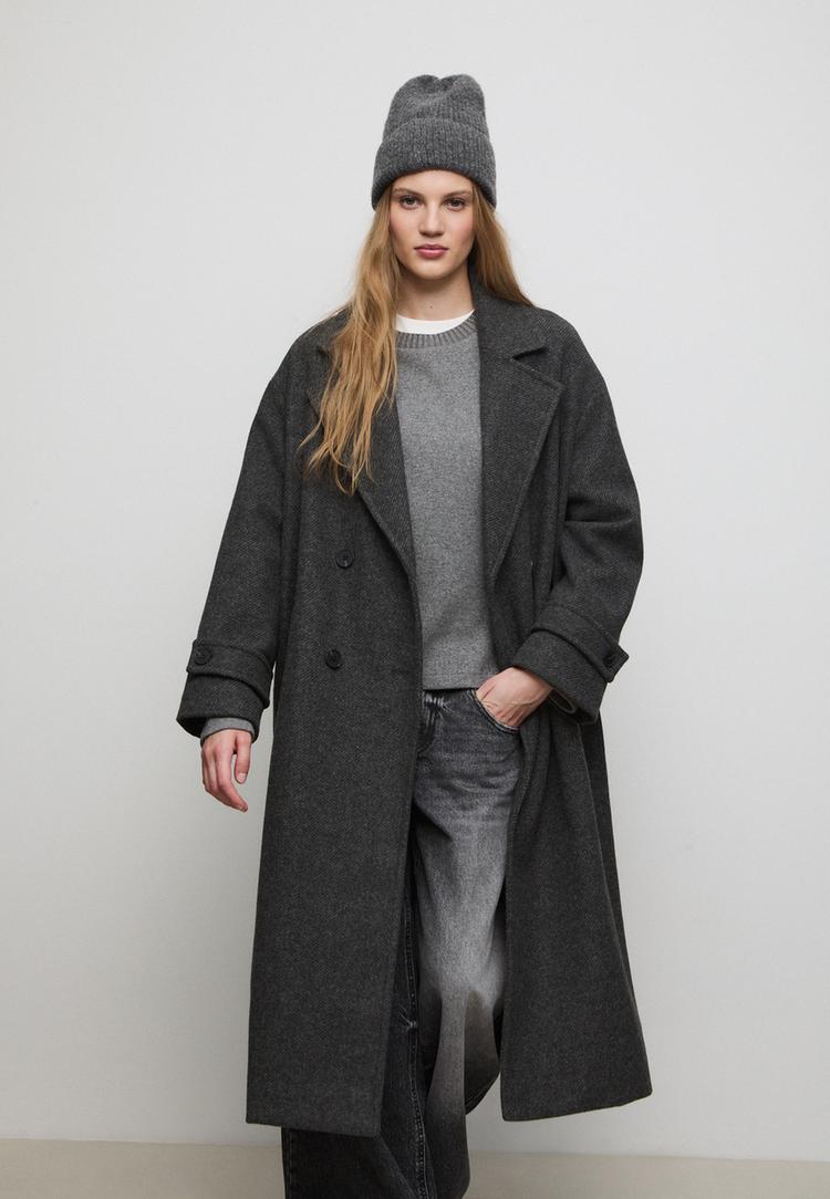 abrigo largo oversize