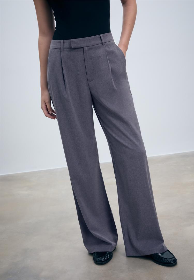 pantalon vestir wide leg