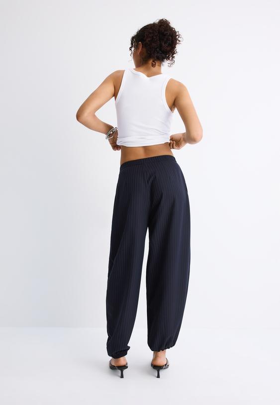 smart balloon fit trousers