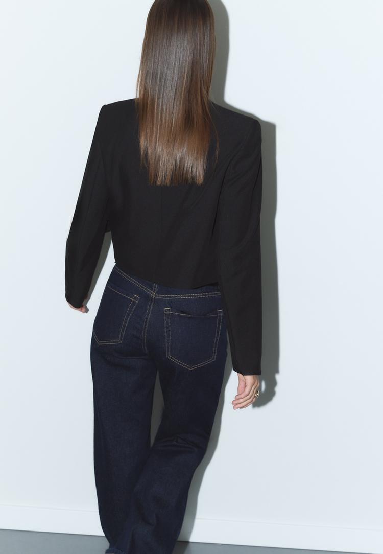 geklede crop blazer