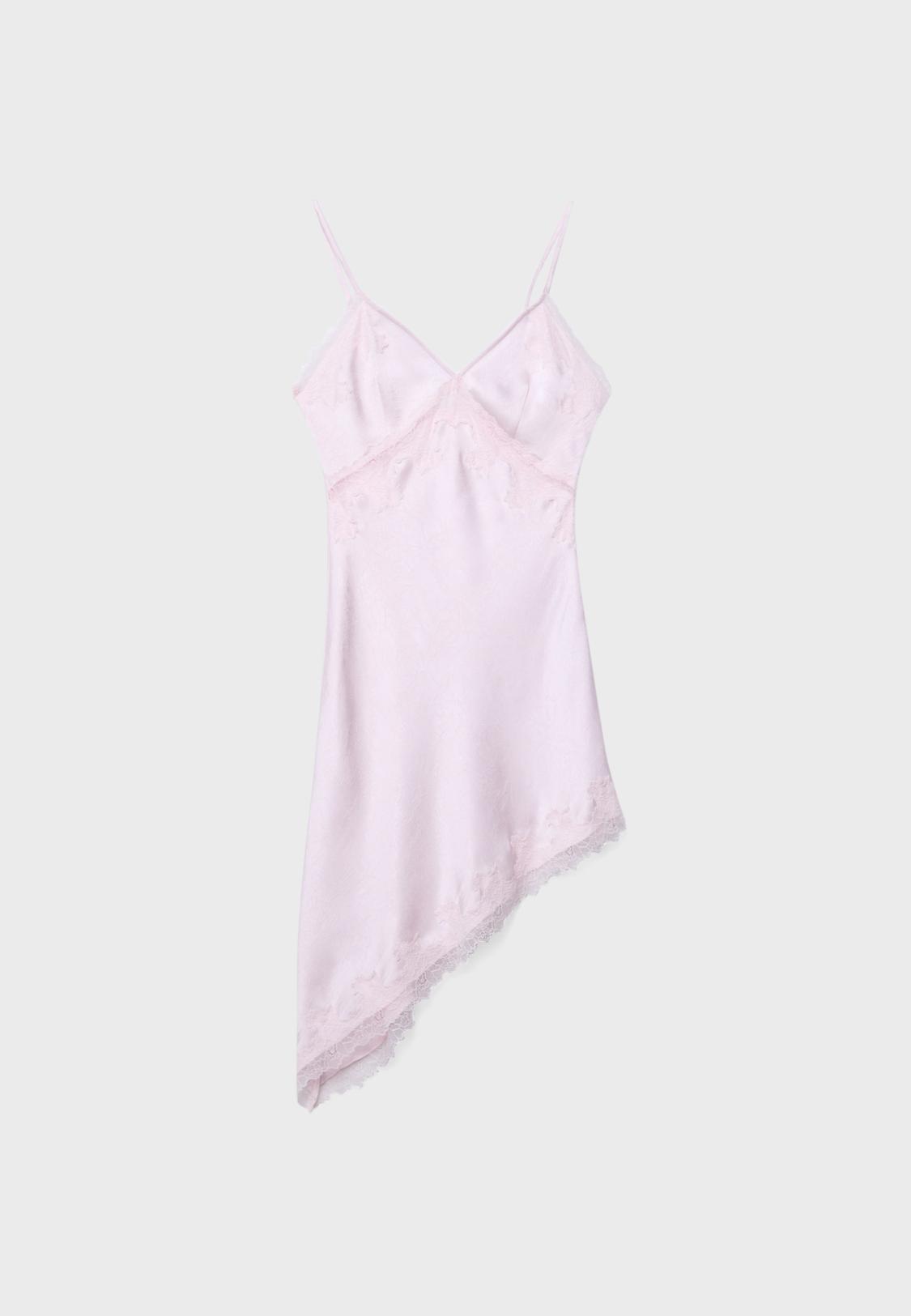 Short asymmetric satin dress - Women's fashion | Stradivarius United States Short asymmetric satin dress - Women's fashion | Stradivarius United States