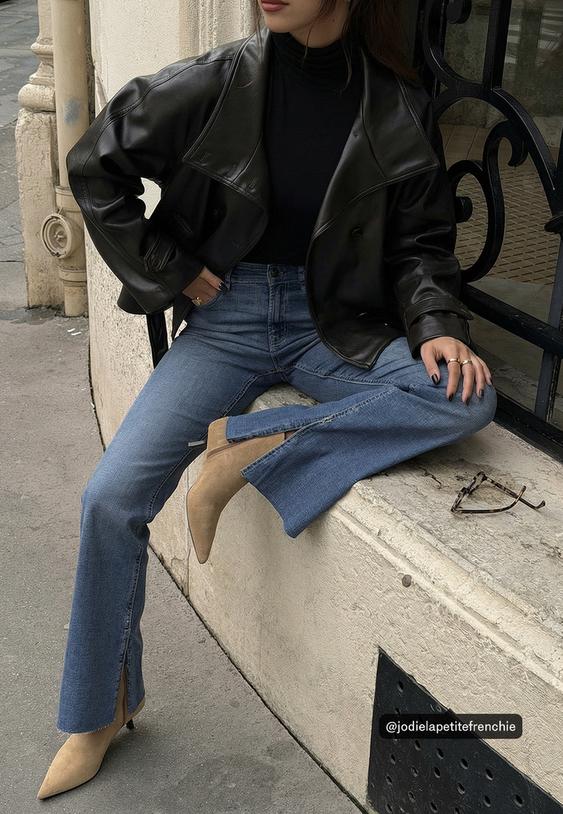 d74 jean flare split