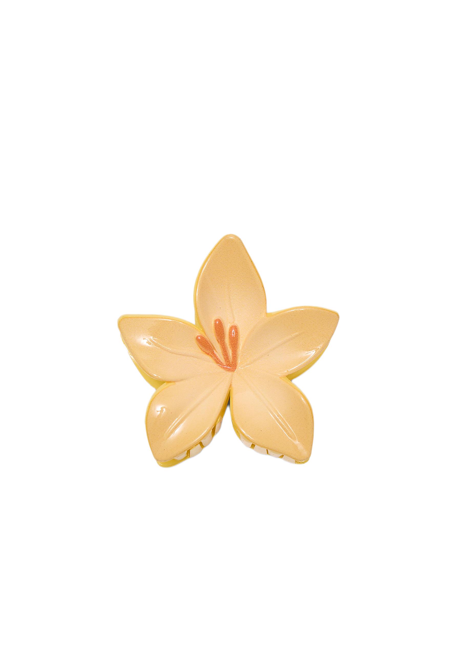 Flower hair clip — Gold