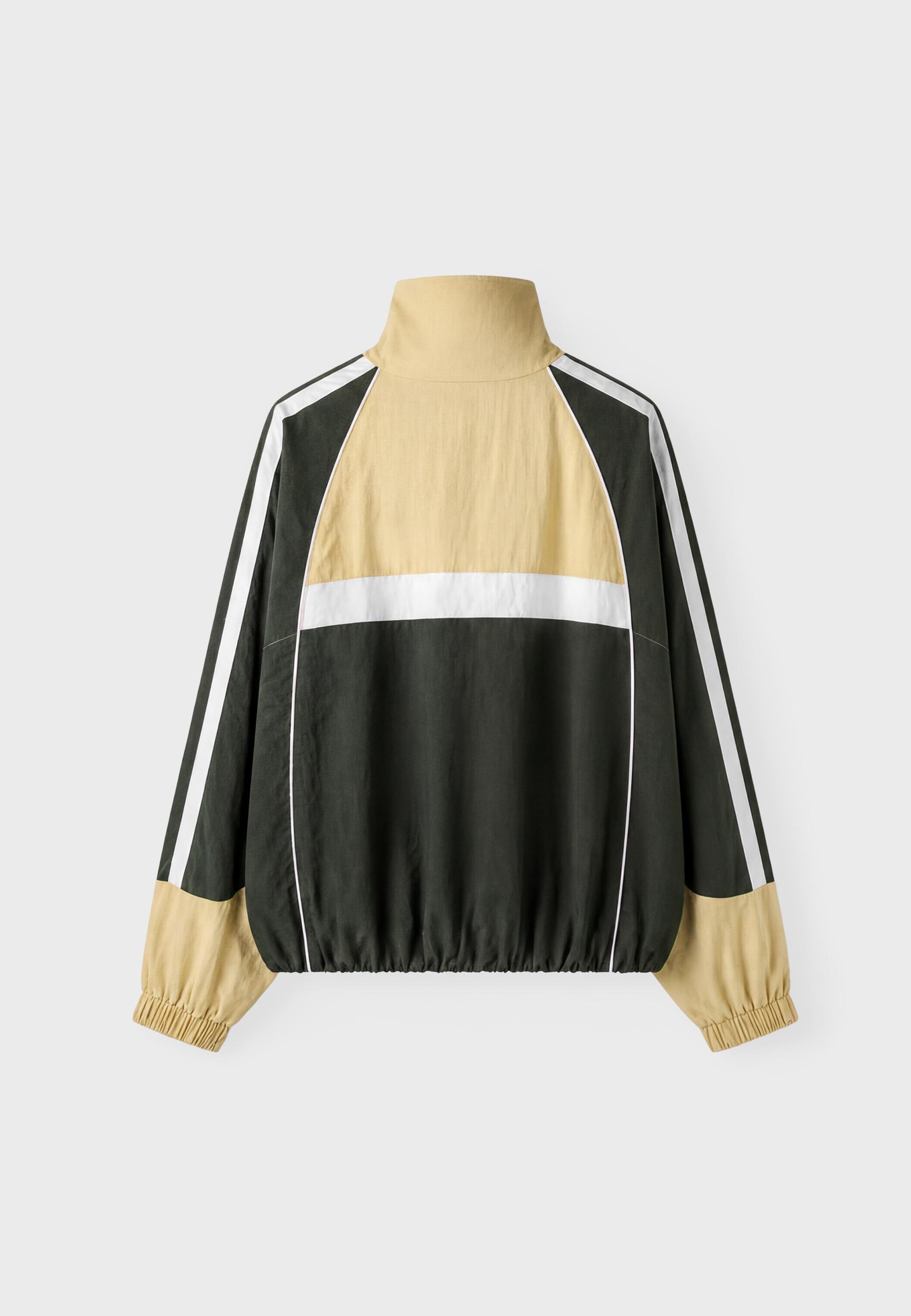 Technical windbreaker jacket — Khaki