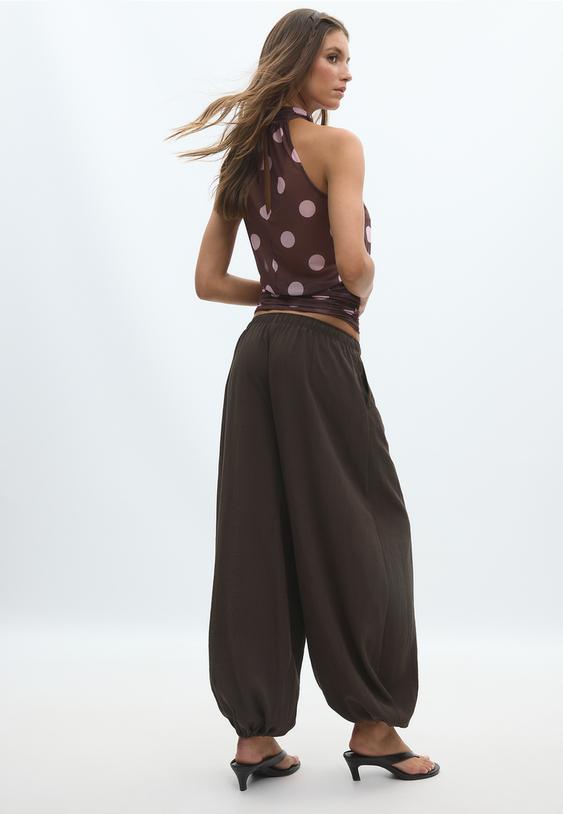 flowy sarouel trousers