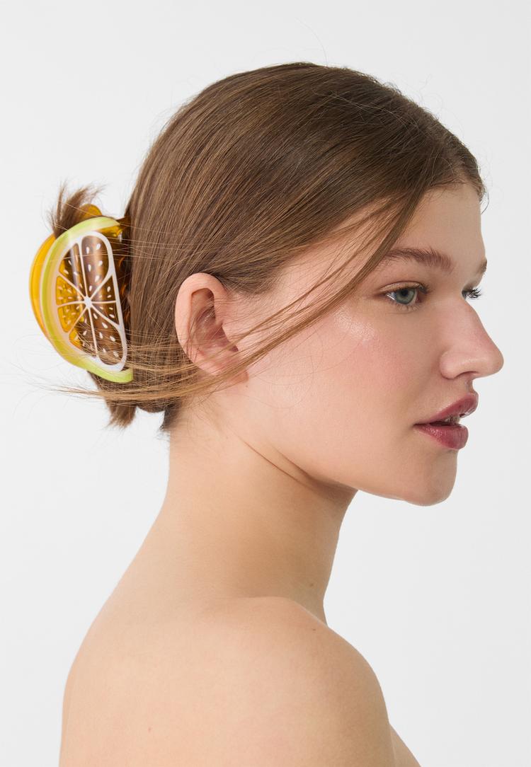 pinza de pelo limon