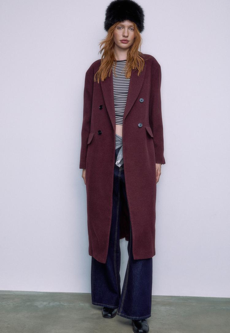 sobretudo comprido oversize