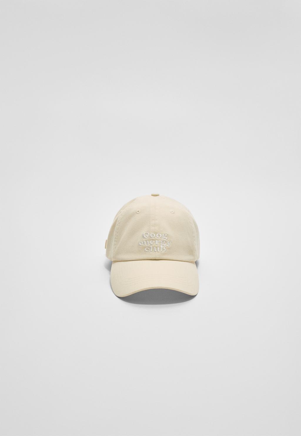 Gorra mensaje