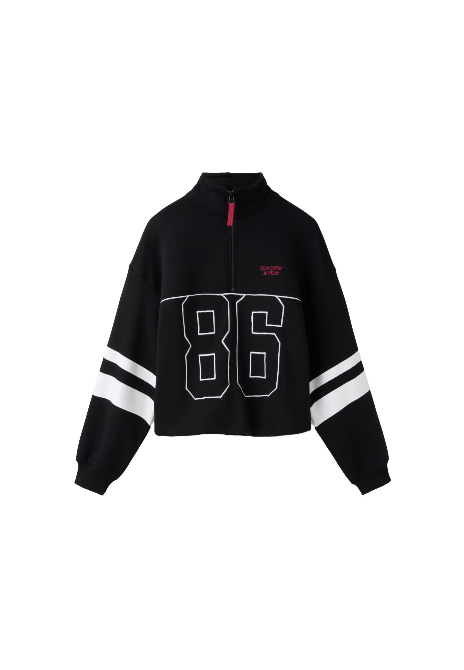 Graphic balloon sweatshirt — Black