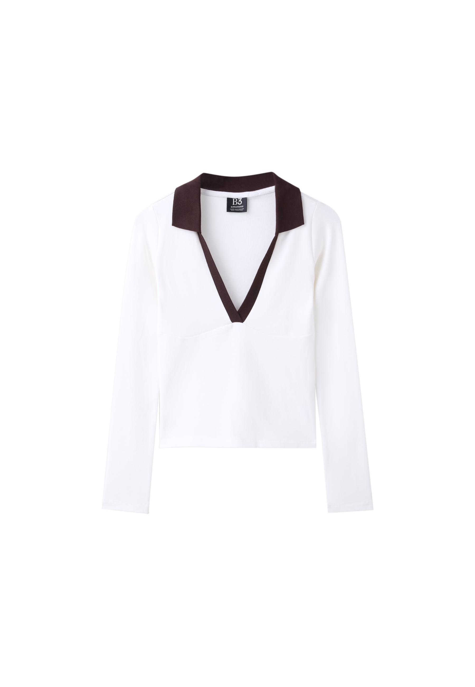 Stradivarius B03 Esnek polo t-shirt