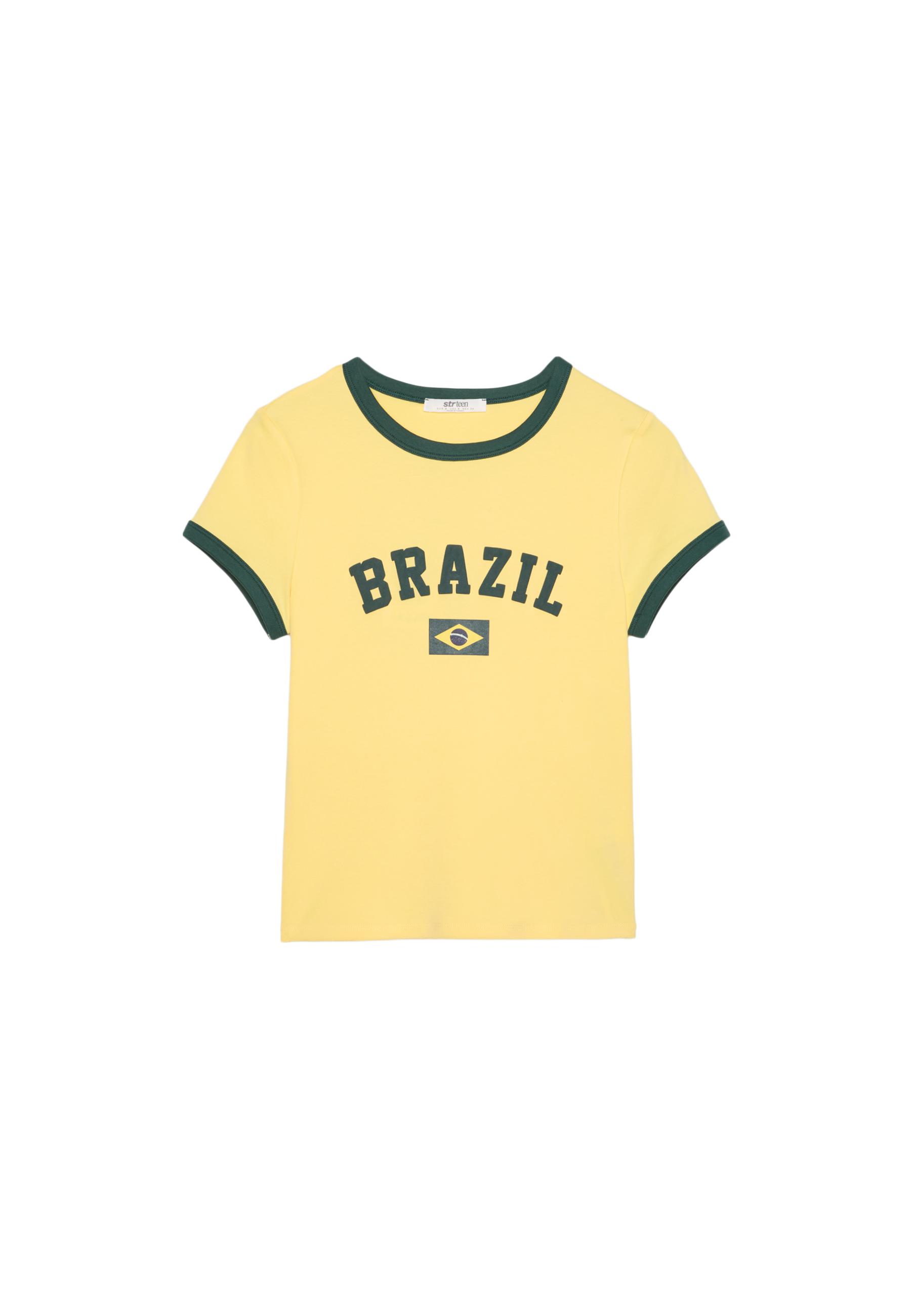 Baskılı kısa kollu t-shirt - Görsel 16