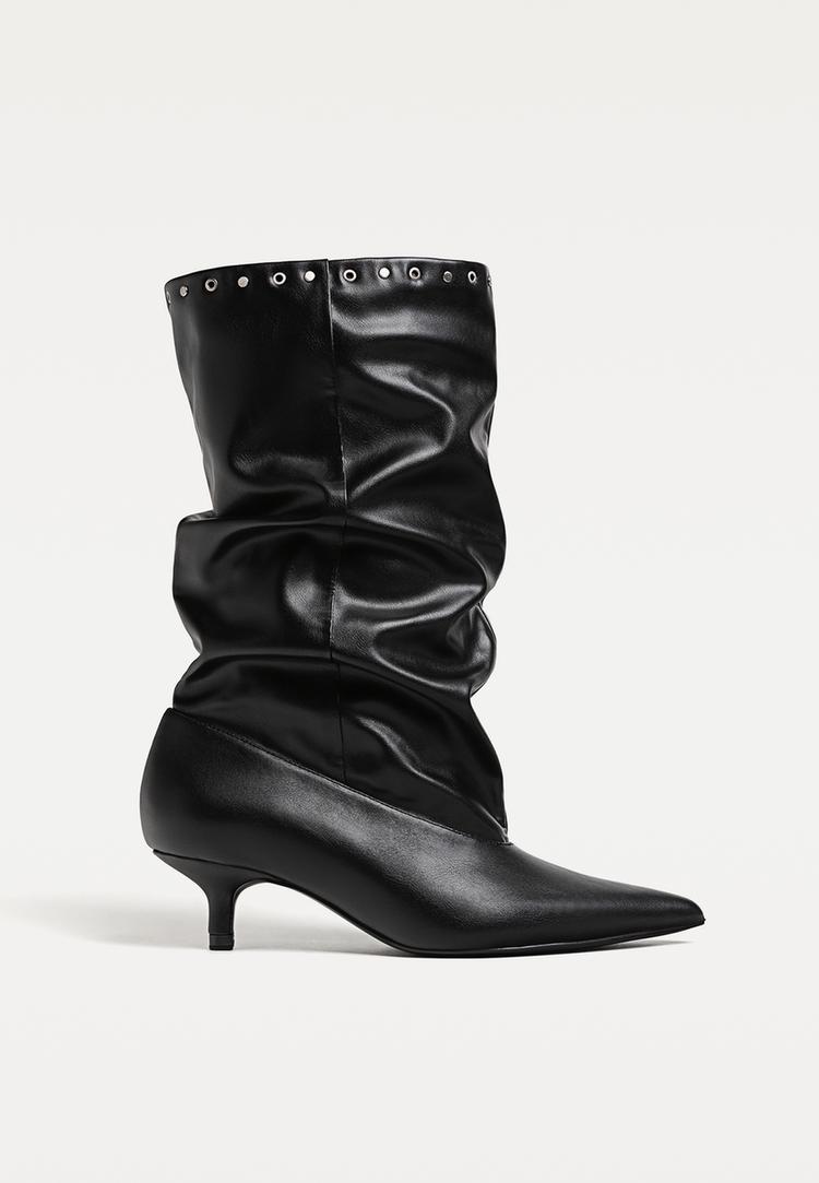 botas slouchy tachas