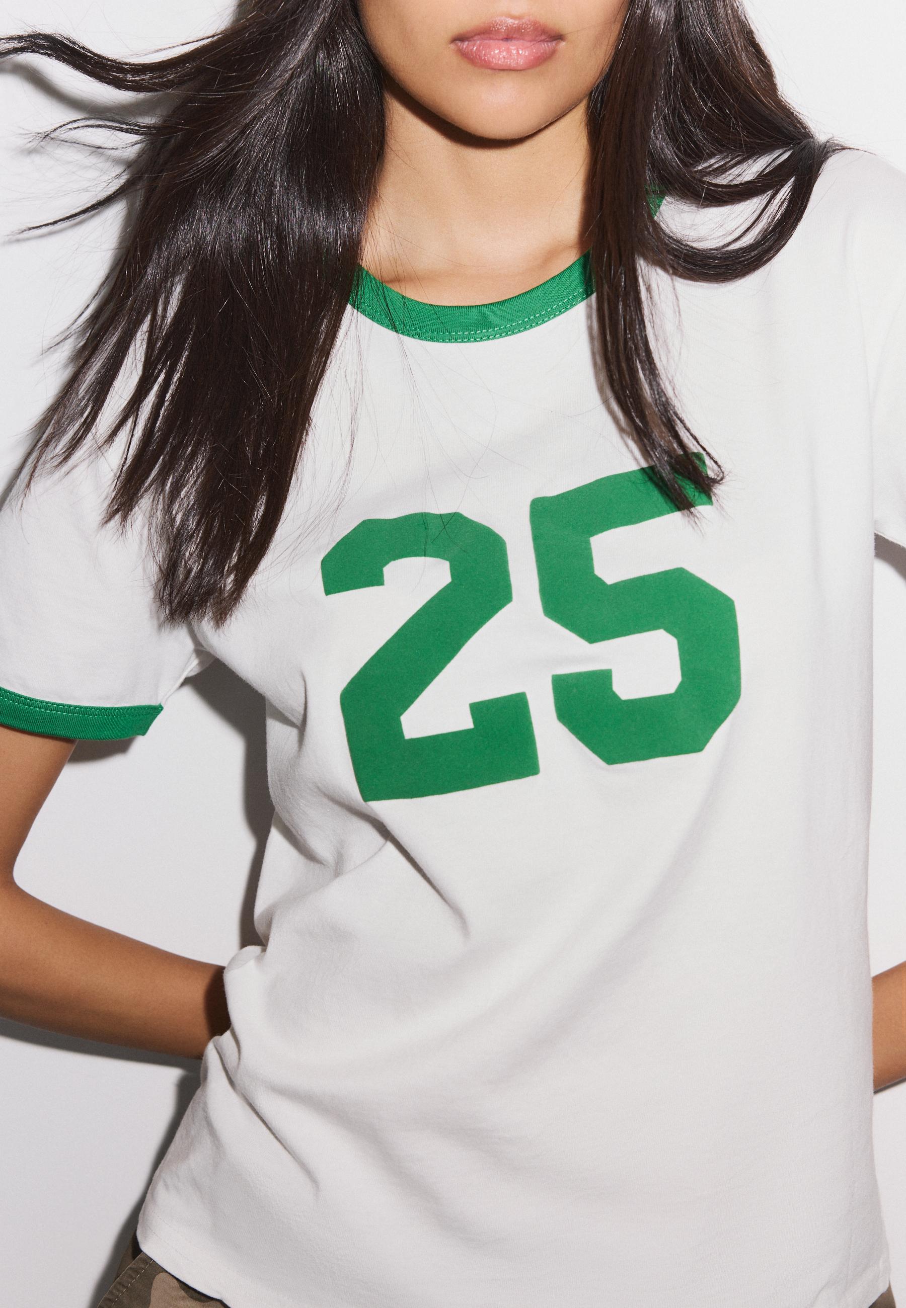 Printed T-shirt — Green