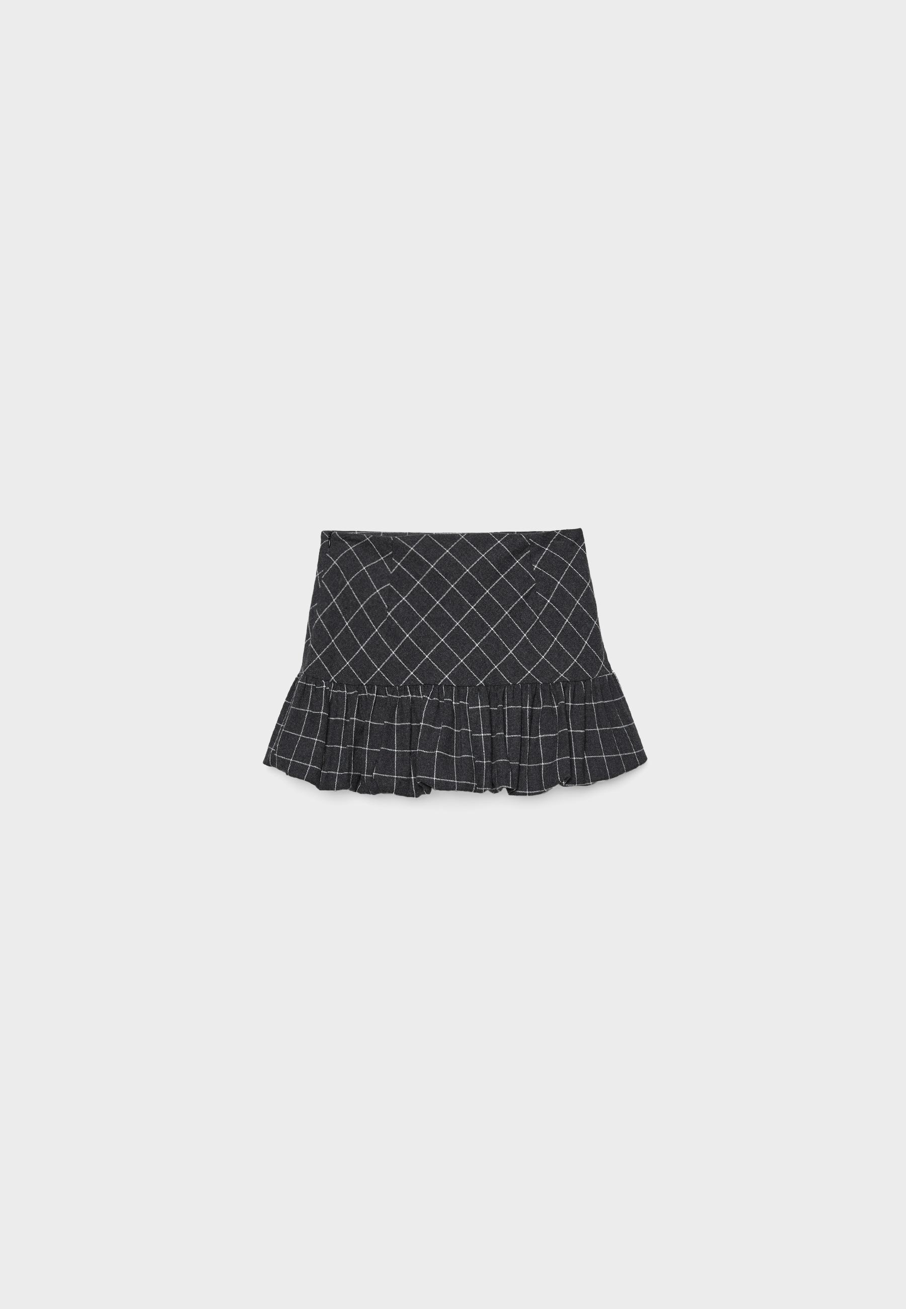 Check puff skort - Women's fashion | Stradivarius United States Check puff skort - Women's fashion | Stradivarius United States
