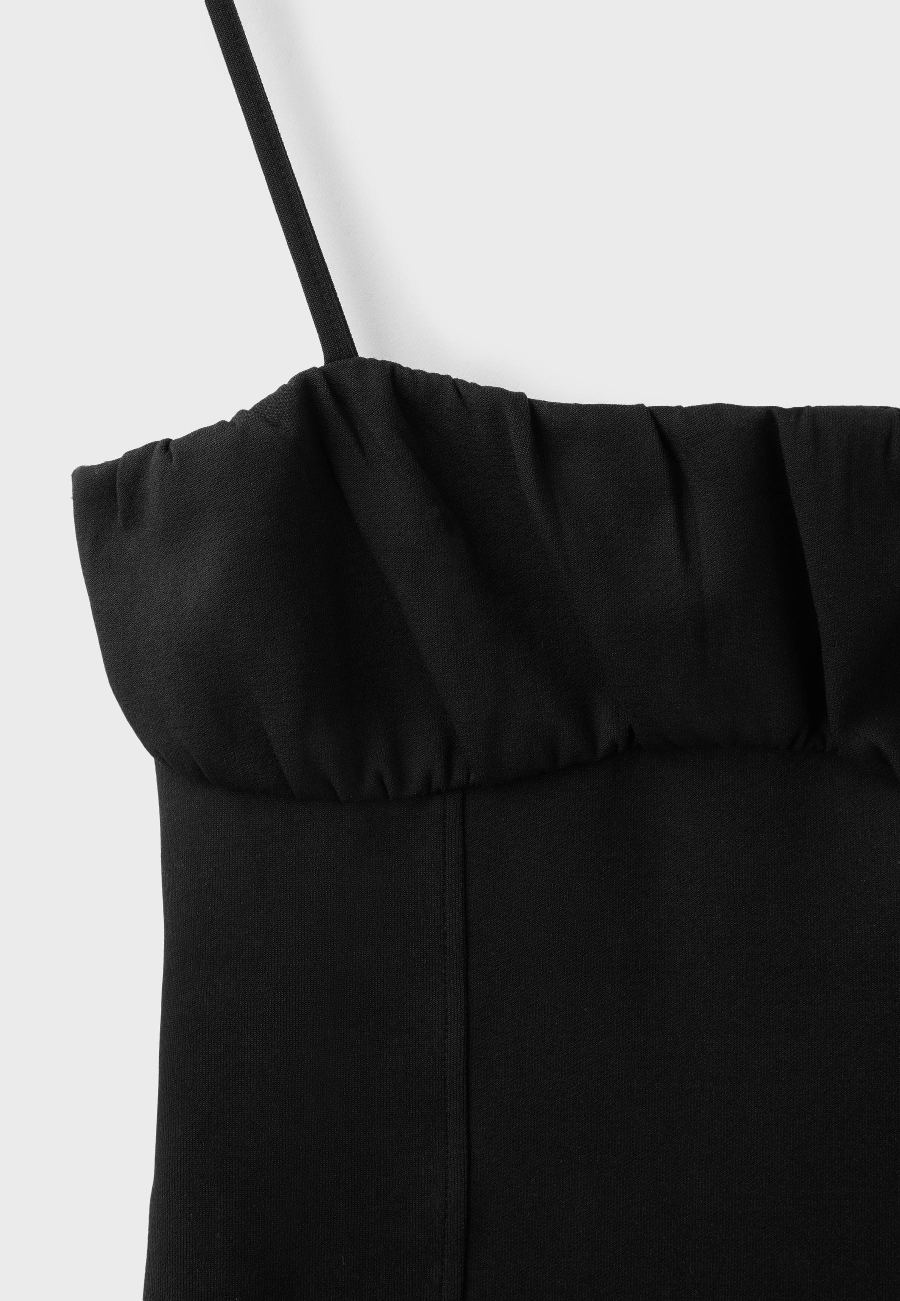 Short bandeau dress — Black