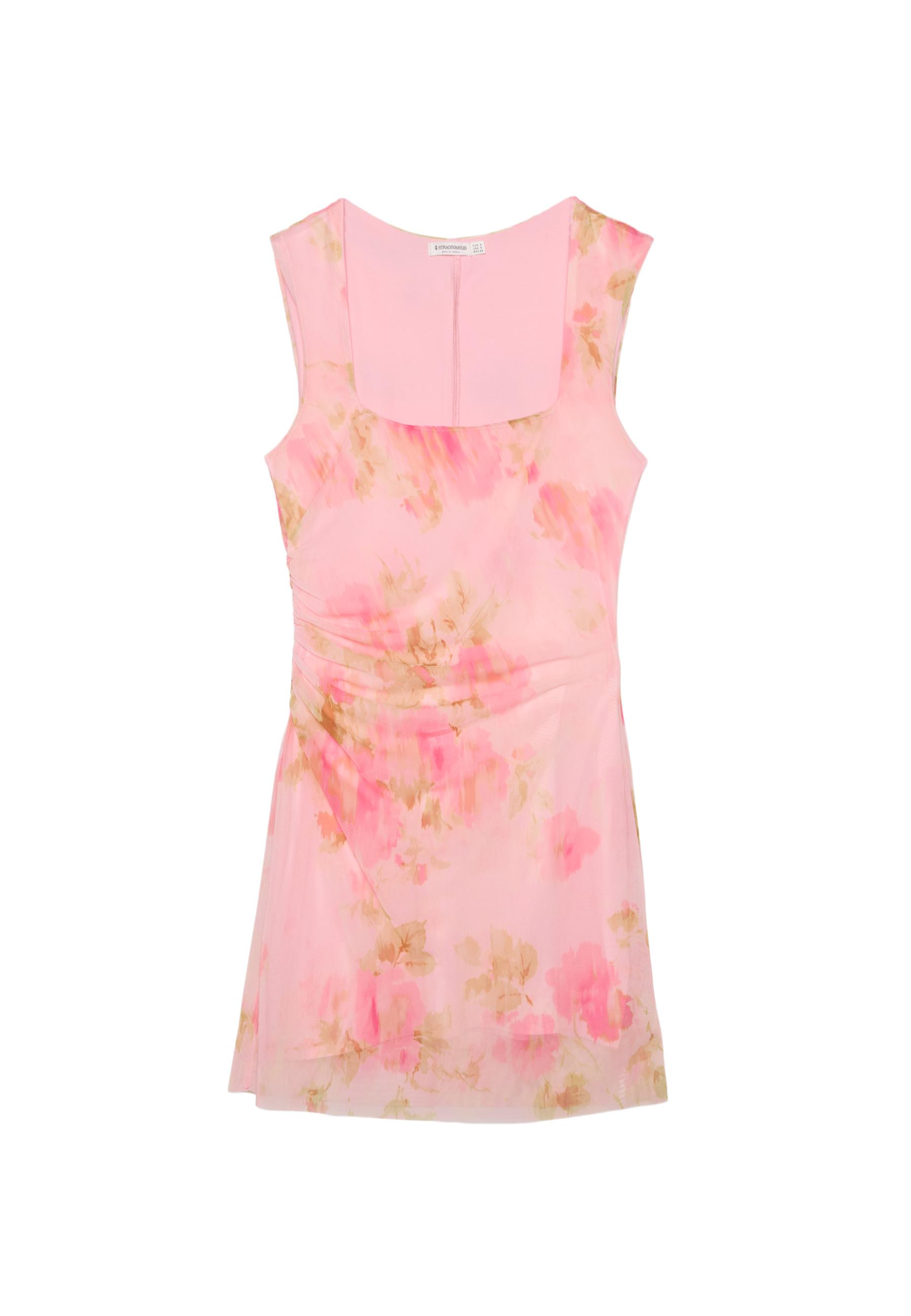 Fitted floral print dress