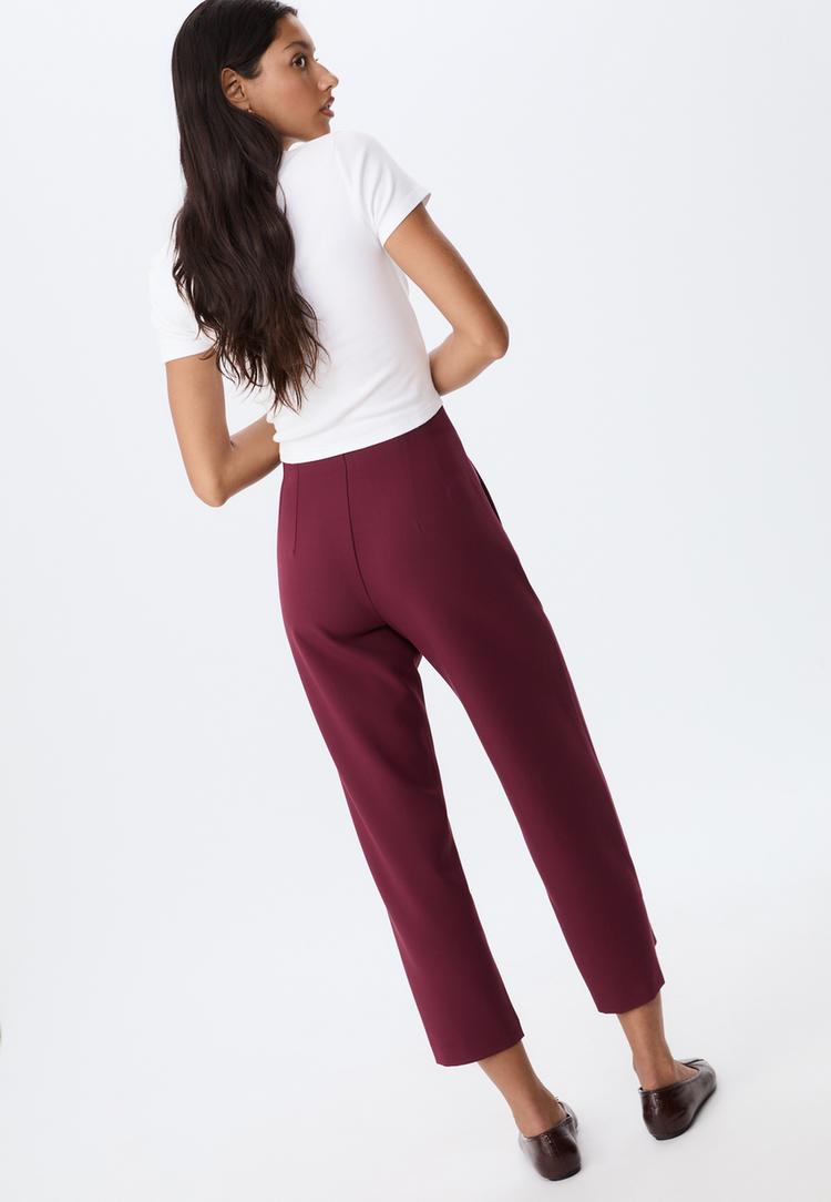 pantalon ankle vestir pinzas