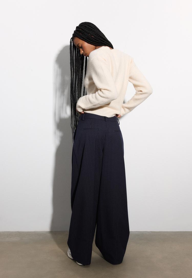 pantalon vestir pinza rayas