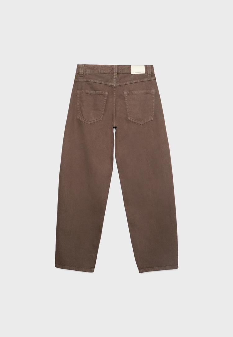 Yıkanmış Efektli Barrel Bol Balon Jean_1