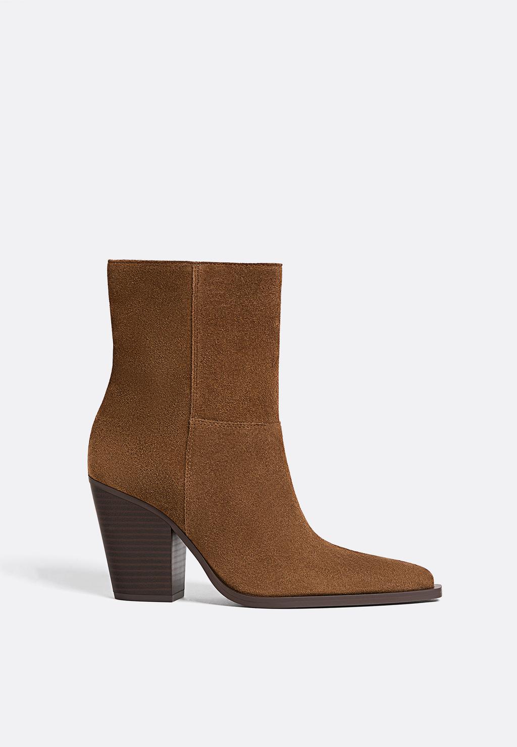 Stivaletti cowboy in pelle