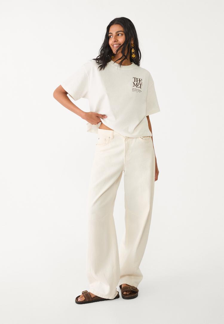 camiseta crop the met