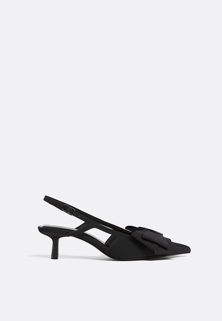 zapatos tacon kitten lazo