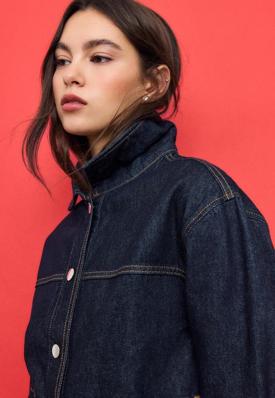 giacca di jeans tasche