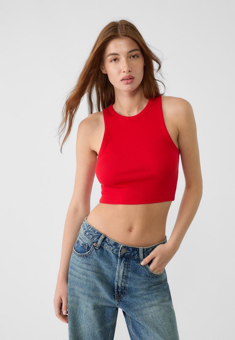 camiseta crop basica canale