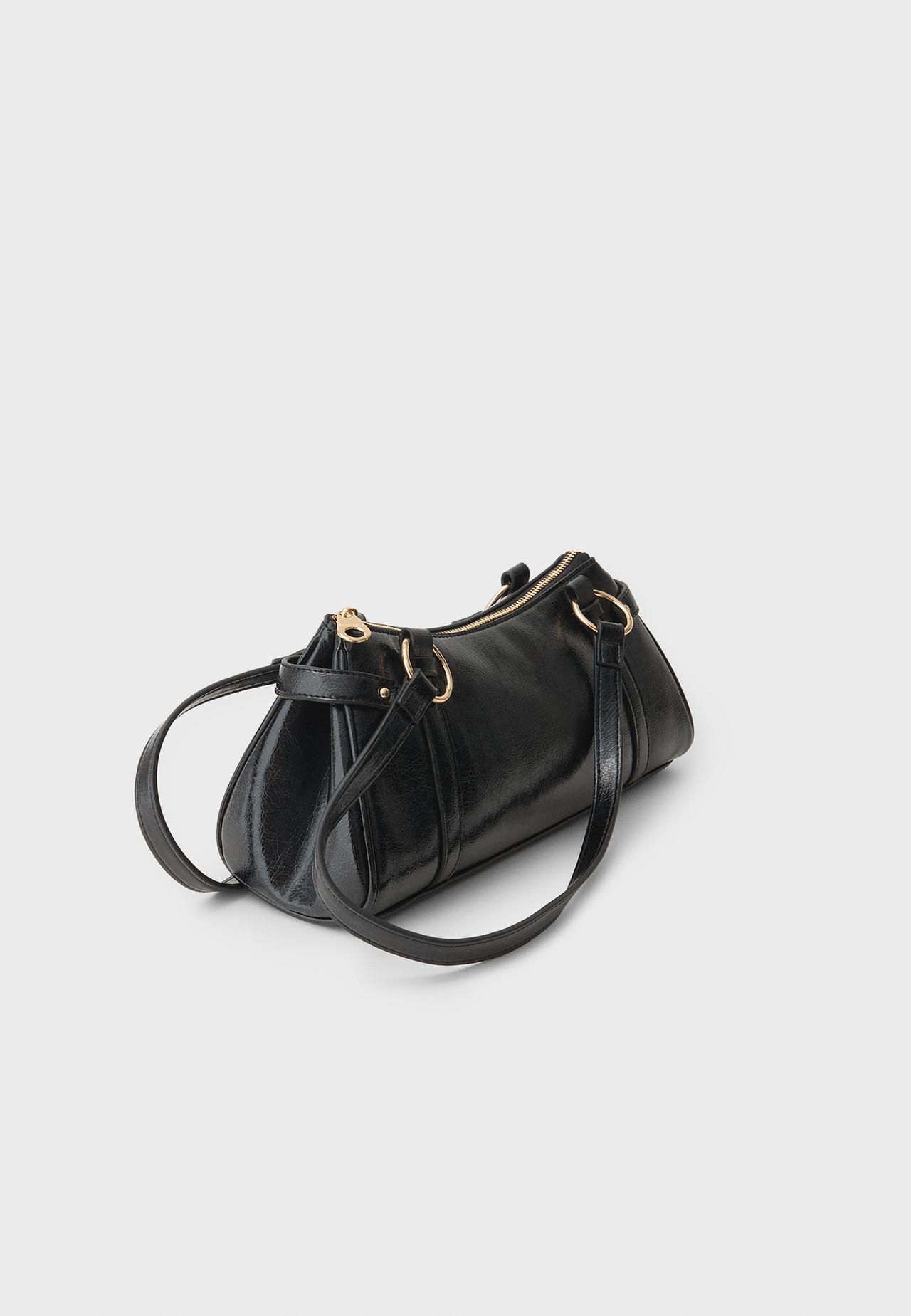 Retro shoulder bag — Black