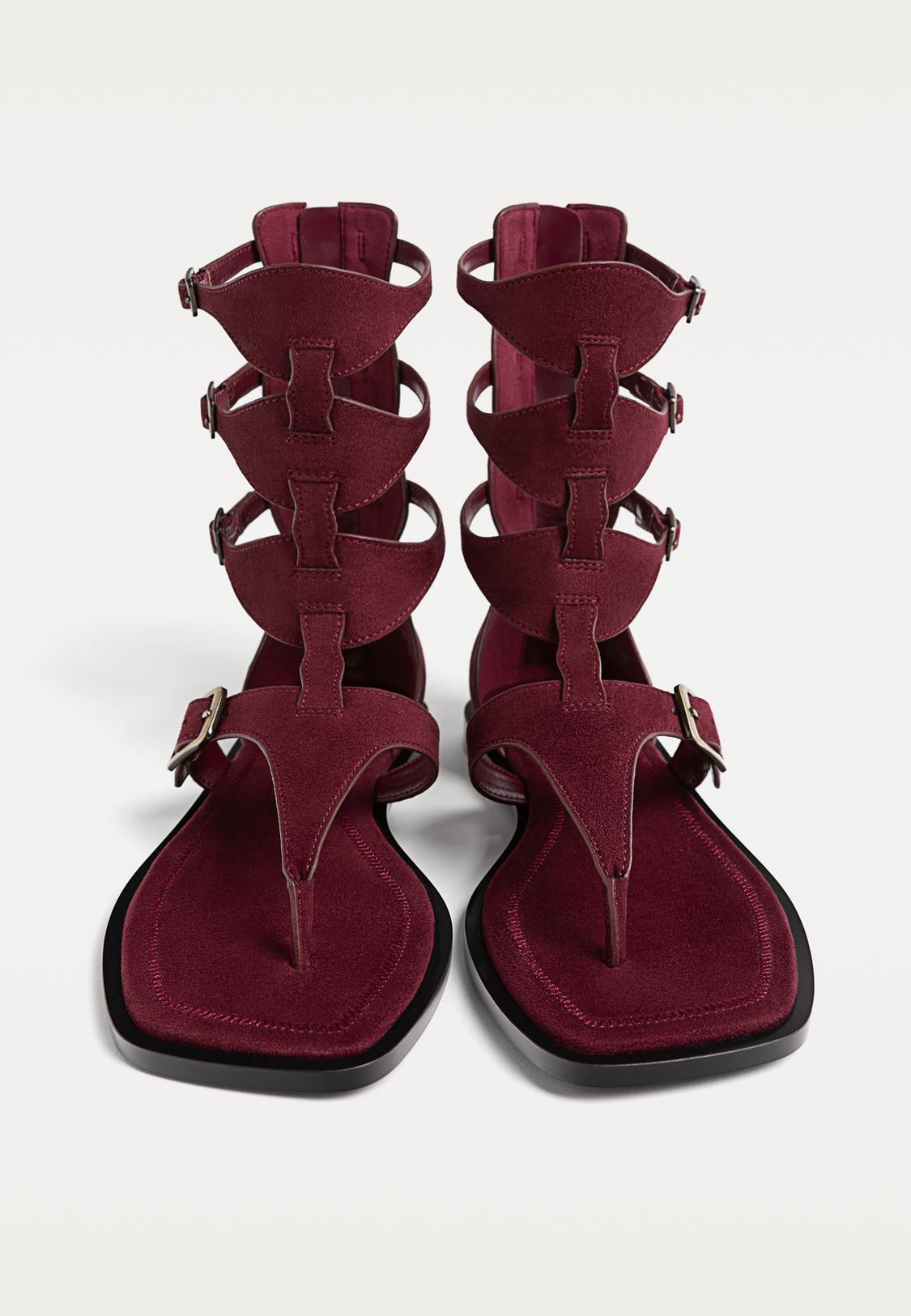 Sandalias Negras Sandalias Sport Stradivarius Tobillo Sandalias