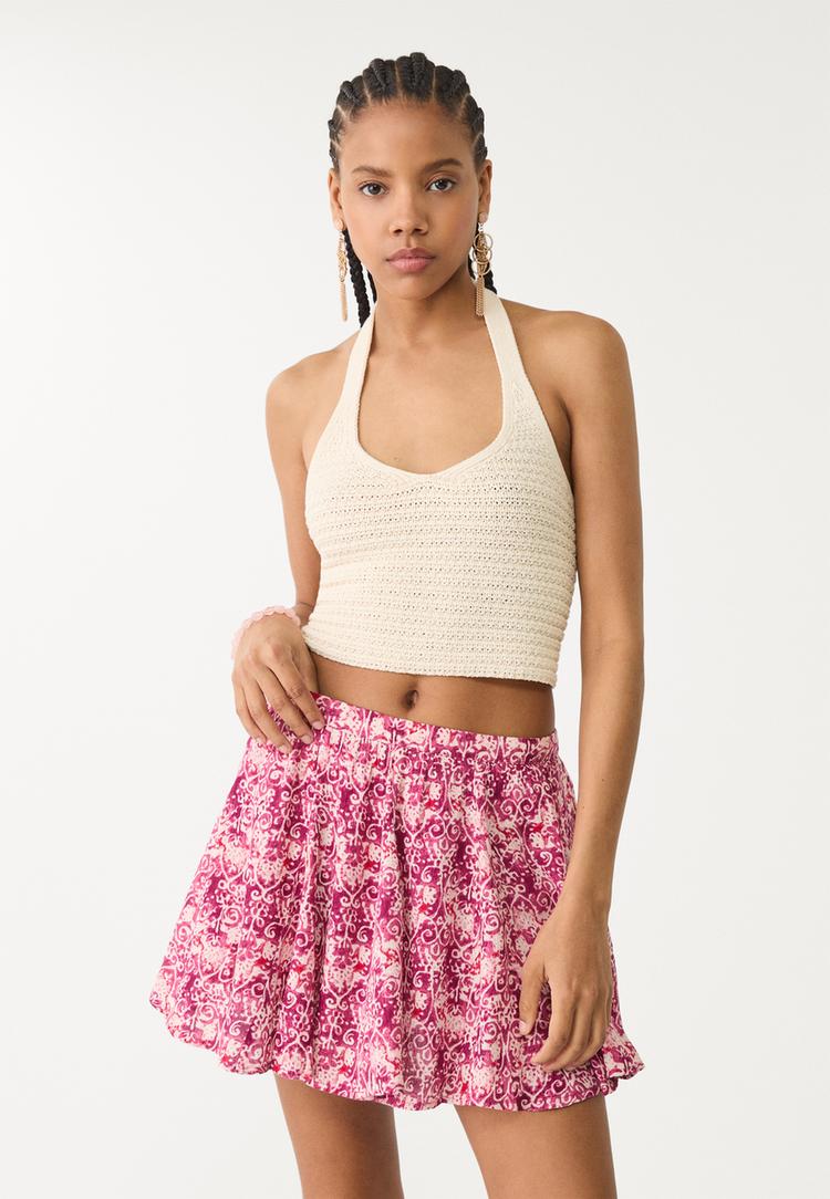 falda pantalon fluida