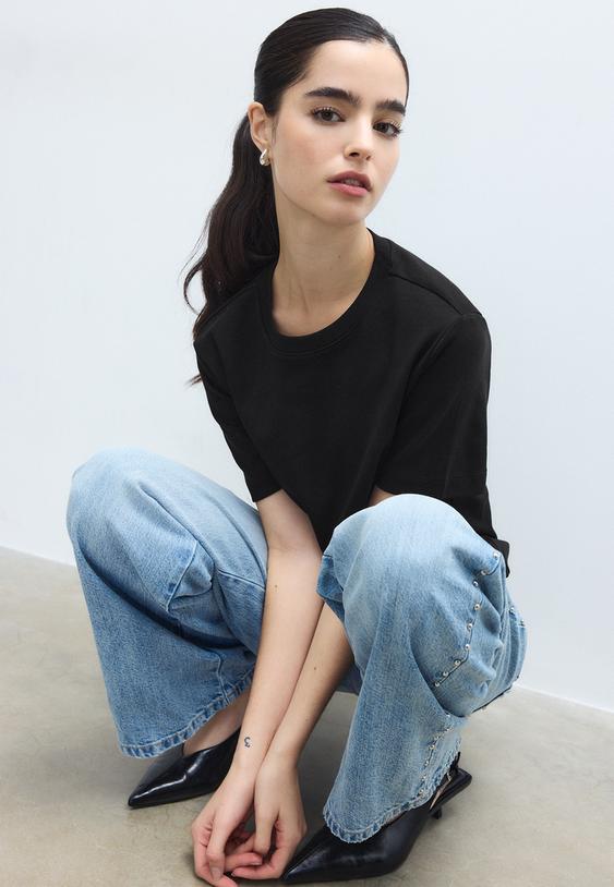 basic t shirt regular fit heavy weight