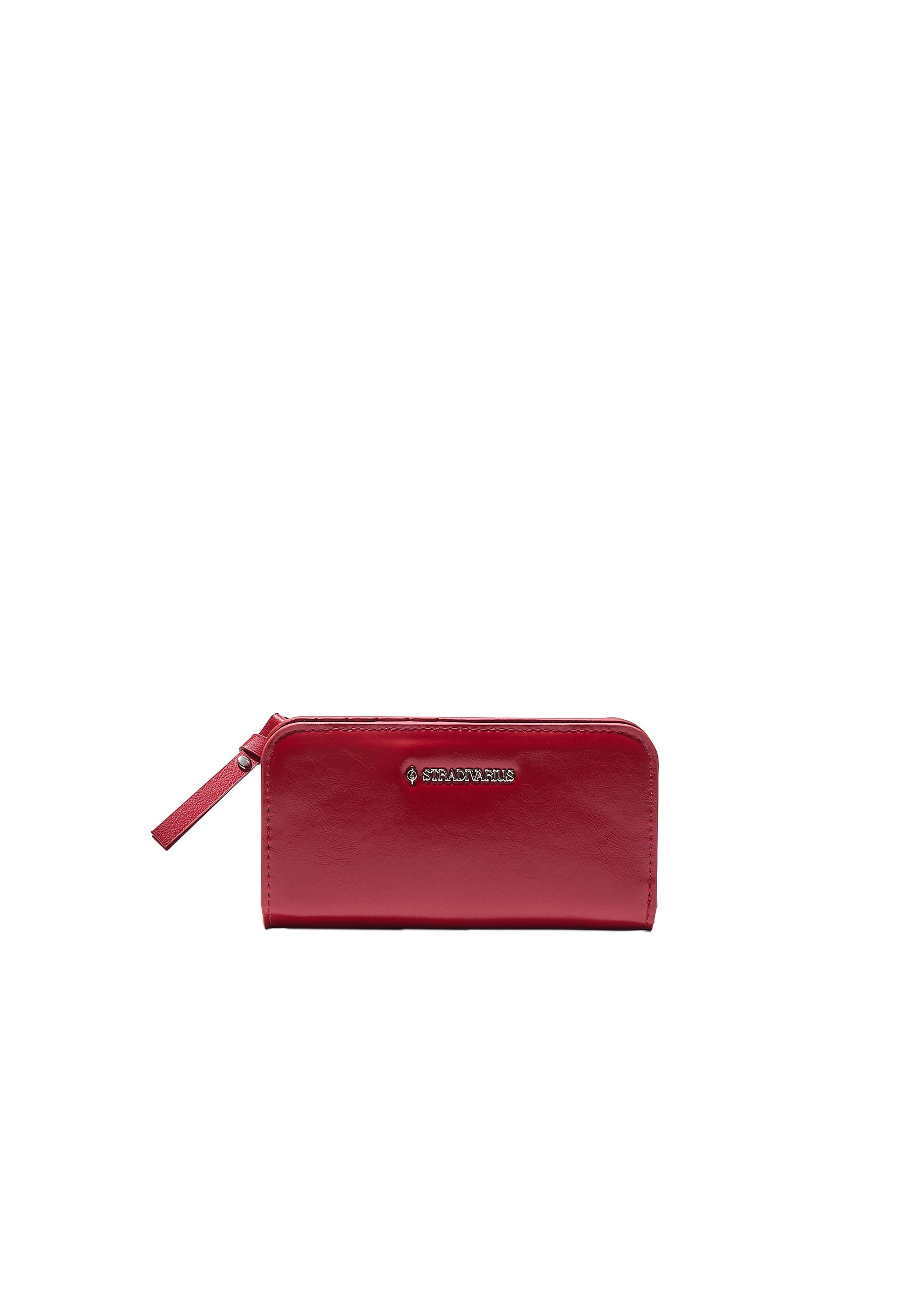 Wallet with zip — Red
