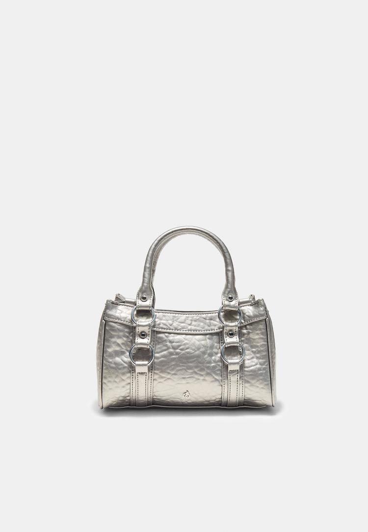 Stradivarius Petit Sac Bowling Gris Os