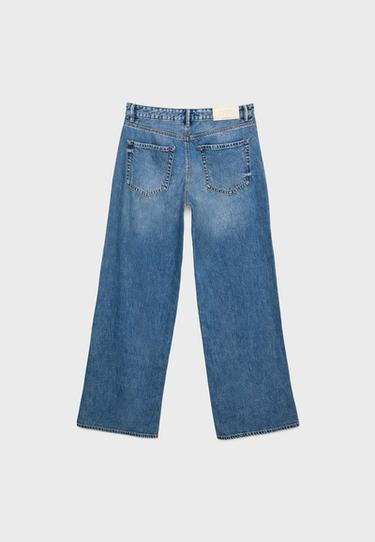 D91 low-rise wide-leg jeans — MEDIUM DENIM WASH 7