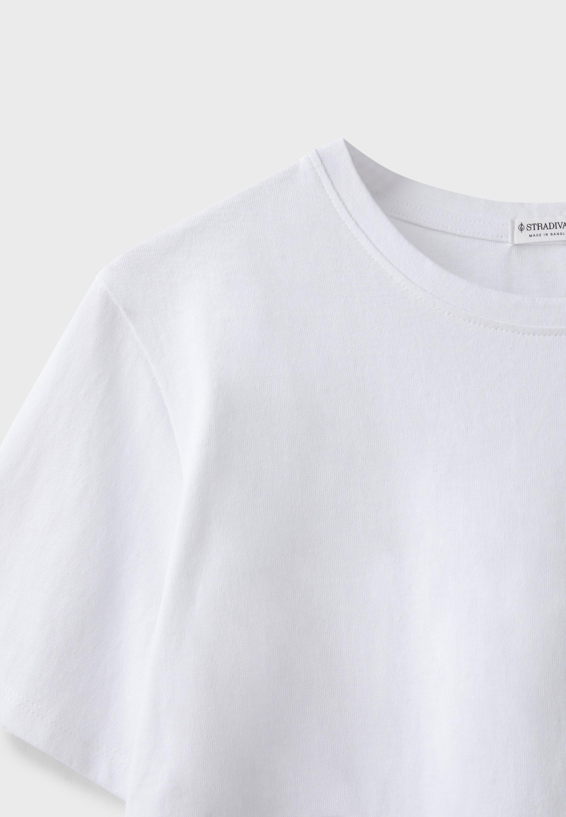 Short sleeve T-shirt — Ecru