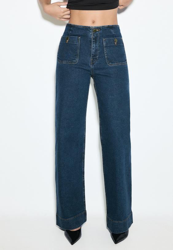 d77 jeans minimal con tasche
