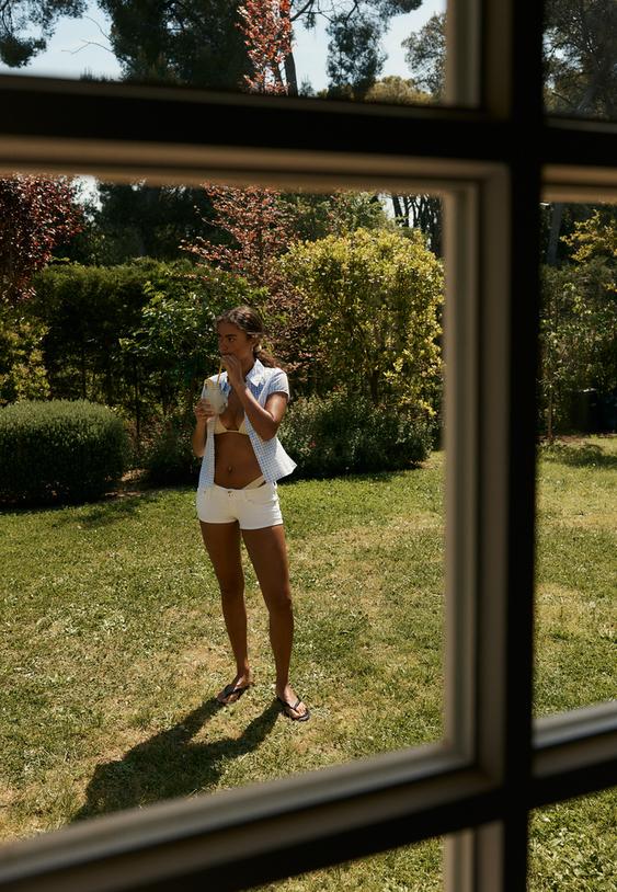 d76 micro short denim