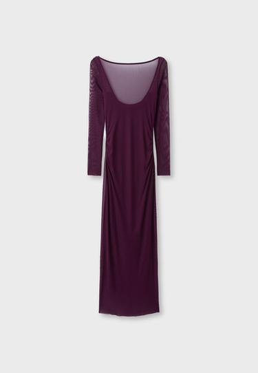 Open back midi dress — Purple 7
