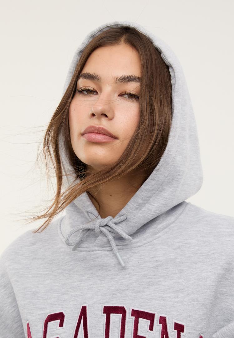 sudadera capucha bordada
