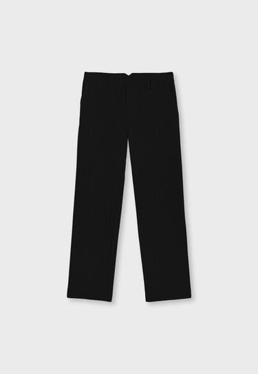 Low-rise smart trousers with back detail — Black 7