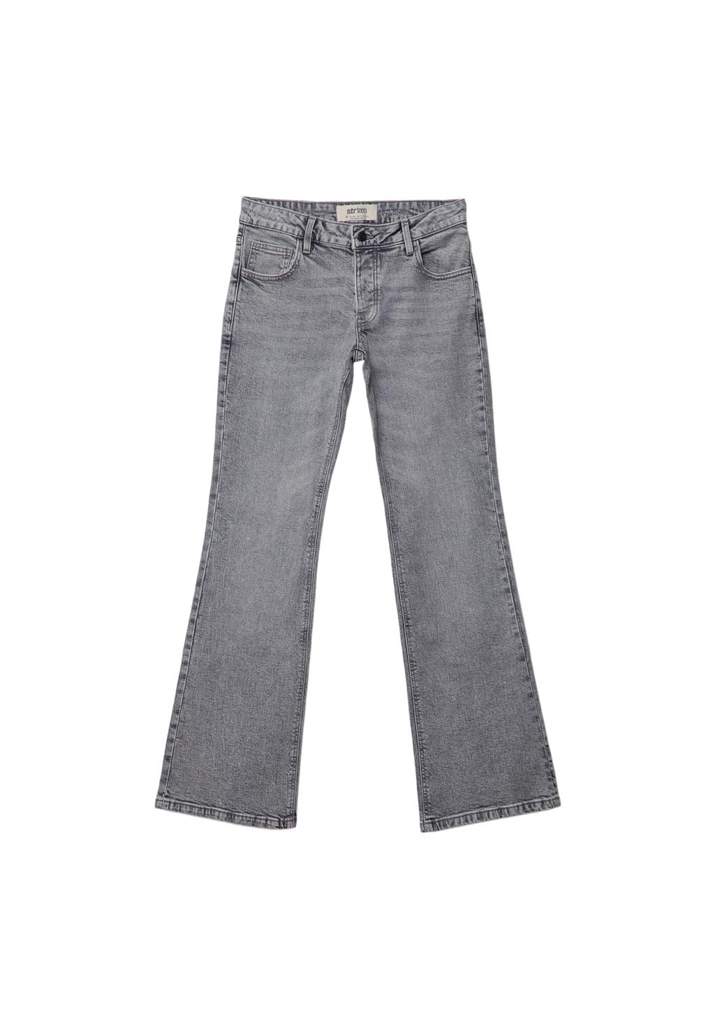 Pantalon Flare Jeans Bear Mujer Vaqueros Campana Pull And Bear D78