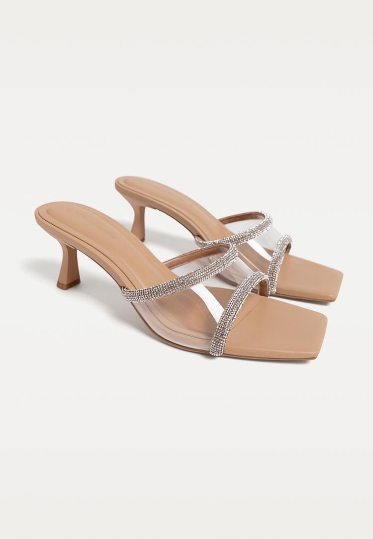sandalias vinilo brillos