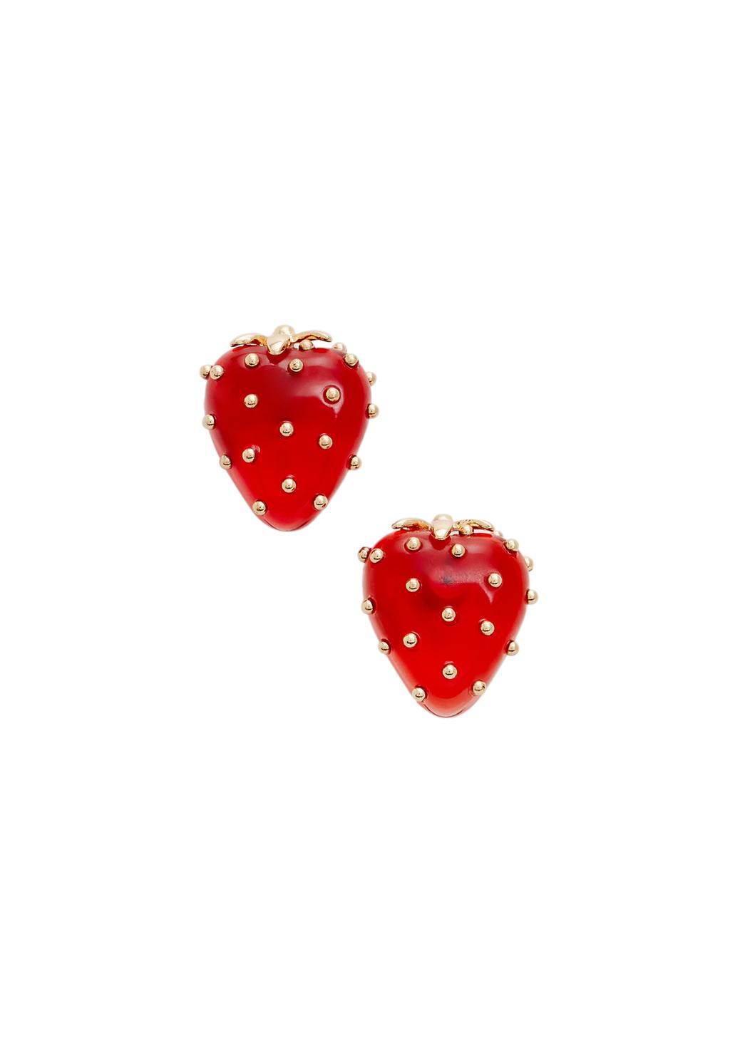 Boucles d’oreilles fraise