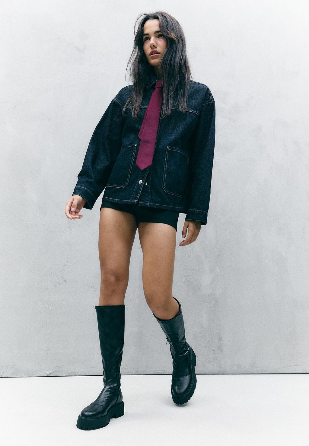 Botas altas planas