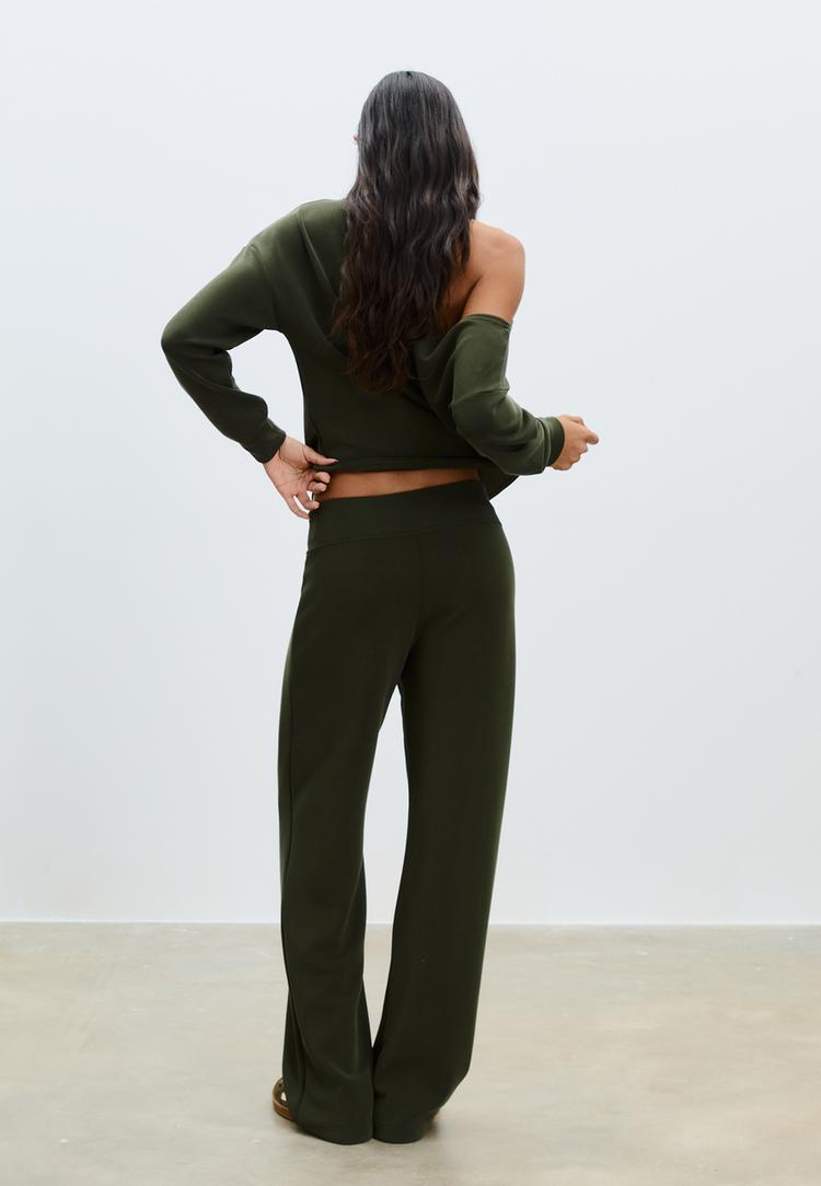 pantalon jogger recto nervio tacto suave