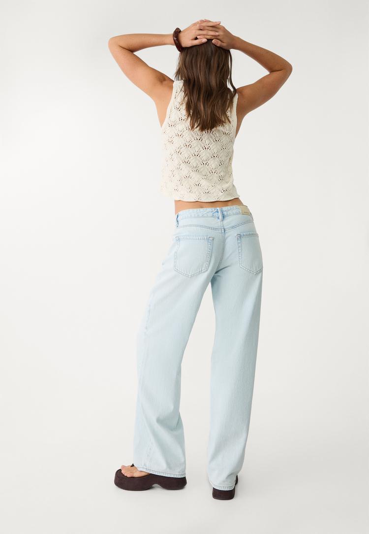 d91 jeans low wide leg