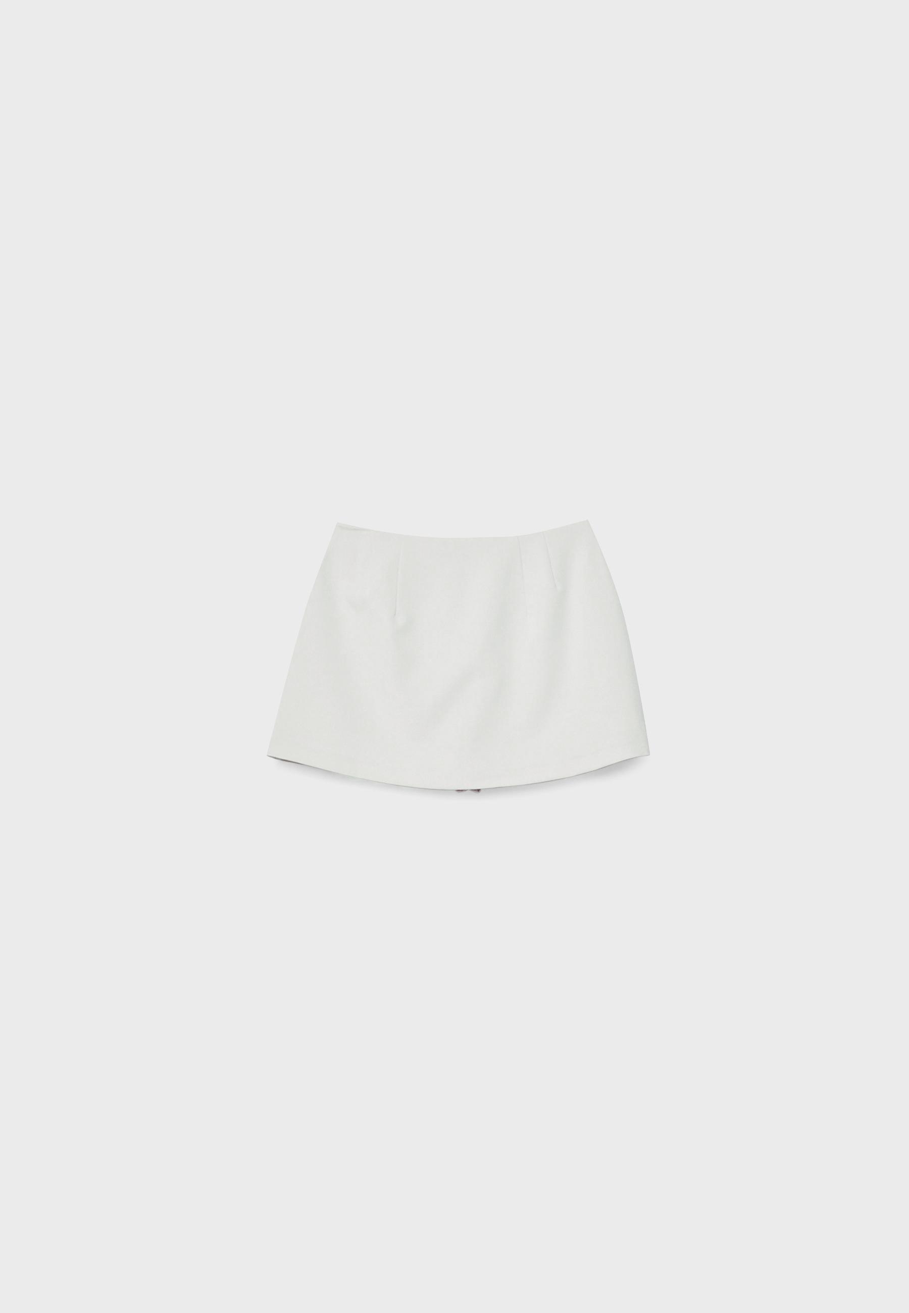 Skort with side split — Ice
