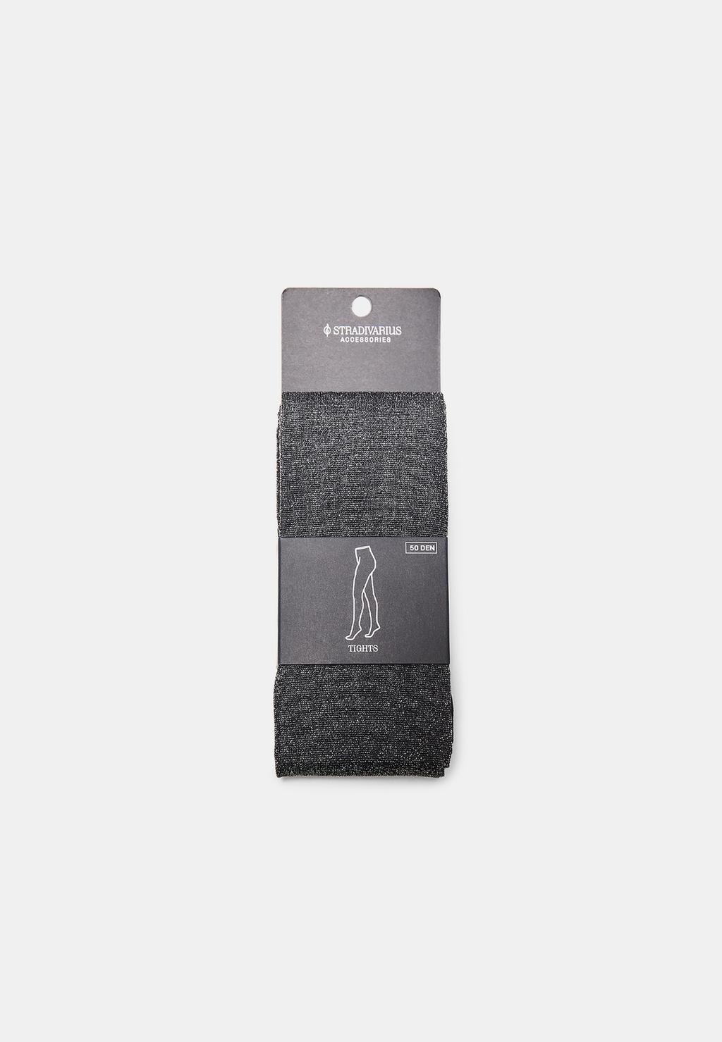 Collants en tissu brillant