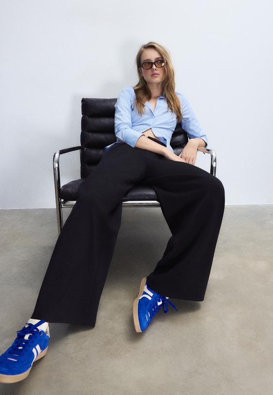 camicia basic fitted a righe